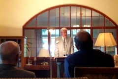 Entrega del Liber Amicorum en homenaje al Prof. Roxin por su 85º aniversario (28-5-2016), Feldafing, Baviera