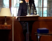 El Prof. Dr. Wolter durante su alocución
