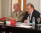 El Presidente de la FICP, el Prof. Dr. de Vicente Remesal, abre el XIX Seminario. A la dcha., el Presidentes de Honor de la FICP y director del XIX Seminario, Prof. Dr. Dr. h.c. mult. Luzón Peña.