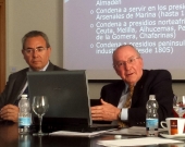 El Prof. Dr. Carlos García Valdés durante su ponencia, moderado por el Prof. Dr. Esteban Mestre