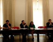 D. David Ruiz Rosillo interviene en el debate tras la ponencia de D.ª Natalia Torres Cadavid.