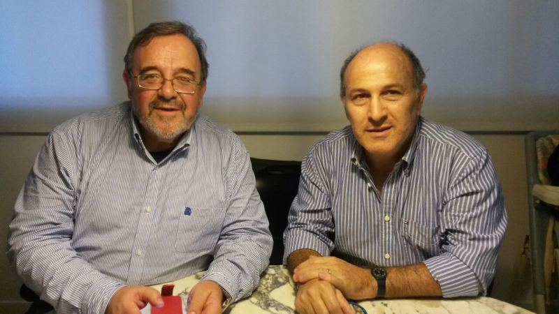 69. Los Profs. Dres. Luzón Peña y de Luca. Marzo 2015.