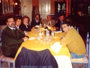 64. Bahía Blanca. Univ. Nacional del Sur. I Congreso Internacional de Derecho Penal, 13 sept. 2001: Prof. Luzón Peña, esposa, esposa del Prof. Cerezo, Profs. Edgardo Donna, A. Cantaro, Mª Graciela Cortázar, Nelson R. Pessoa.