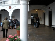 149. Bogotá, 29-9-2010, Universidad del Rosario. Seminario Problemas actuales del D. Penal. . Claustro, al fondo derecha Prof. de Vicente Remesal.