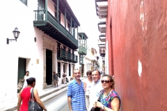 10-10-2. Cartagena. El Prof. Díaz, la esposa del Prof. de Vicente, el Prof. Luzón y su esposa.