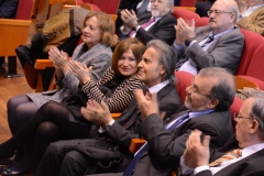 De izq. a dcha., D.ª Julita Campos Barroso, la Prof. Dra. Francesca Puigpelat Martí, los Profs. Dres. Dres. h.c. mult. Mir Puig* y Luzón Peña* y el Prof. Dr. Agustín Jorge Barreiro*