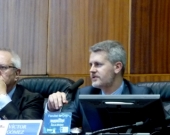 Los Profs. Dres. Queralt y Gómez Martín durante la apertura del I Congreso