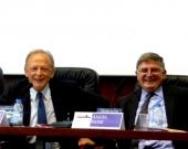 De izq. a dcha., los Profs. Dres. García Amado y Sanz Morán.