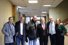 18-12-17 JornHonor DL UniLeon 0 antes inaug Grec, Abel, Paz, DL, MigD, IsabDur