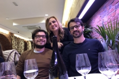18-12-18 cena León 32 en Ezequiel. Alaor Leite_ Isab Dur_ Ed Viana