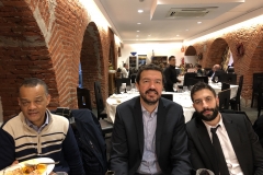 18-12-18 cena León 39 en Ezequiel. JuanC Álv_ JP Uribe_ LuisMig Ramos
