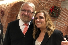 18-12-18 cena León 41 en Ezequiel. Schün_ Isab Durán