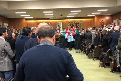 18-12-18 investid DL UniLeon 9 fin entrada Dres. revestidos al aula magna