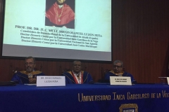 2016-10-13 UIGarcilVega Dr.h.c 1 DLP, ViceR rector e.f., decano FacDer en lectura nombram