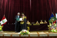 11-10-2016. Un momento de la investidura del Prof. Dr. Dr. h.c. de Vicente Remesal como Prof. Honorario