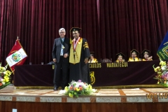 11-10-2016. Un momento de la investidura del Prof. Dr. Dr. h.c. de Vicente Remesal como Prof. Honorario
