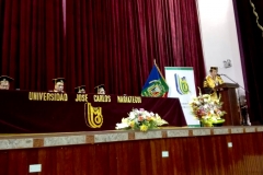 11-10-2016. Laudatio a cargo del Prof. Dr. Ayar Chaparro Guerra, Vicerrector Académico