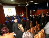 Asistentes a la ceremonia.