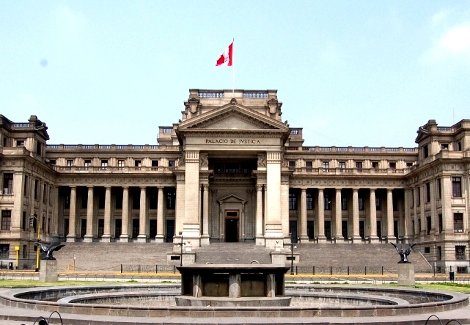 Sede de la Corte Suprema de Justicia de la República del Perú.