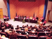 73. Investidura del Prof. Luzón como Prof. Honorario de la Facultad de Derecho de Orense, Univ. Vigo, 20 enero 2006. Panorámica del aula magna.