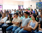 12-7-2016. Asistentes a la conferencia en la Facultad de CC. JJ. de la UCA.