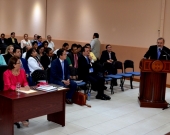 15-7-2016. Intervención del Prof. Dr. Dr. h.c. mult. Luzón Peña durante el solemne acto de defensa de la tesis doctoral de la Dra. Rizo Pereira.