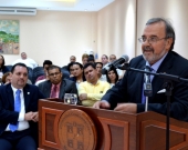 15-7-2016. Intervención del Prof. Dr. Dr. h.c. mult. Luzón Peña durante el solemne acto de defensa de la tesis doctoral de la Dra. Rizo Pereira.