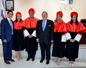 15-7-2016. De izq. a dcha., los Profs. Dres. Vega Gutiérrez, Moreno Castillo, Sampedro Arrubla, Luzón Peña, la Dra. Rizo Pereira y la Prof. Dra. Trapero Barreales