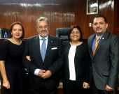 7-7-2016. Entre otros, los Profs. Dres. Moreno Castillo, Luzón Peña y Aráuz Ulloa. Facultad de Derecho, Univ. Centroamericana de Nicaragua (UCA)