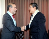 31-08-2016. Ceremonia de nombramiento del Prof. Dr. Dr. h.c. mult. Díaz y García Conlledo como Miembro Honorífico del Colegio de Abogados de Lima. Saludo del Sr. Decano.