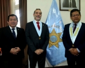 31-08-2016. Ceremonia de nombramiento del Prof. Dr. Dr. h.c. mult. Díaz y García Conlledo como Miembro Honorífico del Colegio de Abogados de Lima.