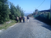 119. Viana do Castelo, 15 mayo 2010. Monte de Santa Luzia. Profs. Luzón, de Vicente, Burgos, Rodríguez Vázquez.