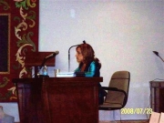 104. Univ. de León, Fac. de Derecho. 23 julio 2008. Concurso a plaza de Prof. Contratado Doctor, adjudicada a la Prof. Dra. Isabel Durán Seco. La candidata Prof. Durán Seco.