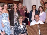 109. Univ. de León, Facultades de Ciencias de la Actividad Física y de Derecho. 29 mayo 2009. Curso de Doctorado Deporte y Derecho. Tras el curso, sentados delante Prof. Díaz y García Conlledo, esposa del Prof. Luzón y éste; detrás Profs. Silvia Martínez Cantón, Marta Zubiaur, Juan Antonio García Amado, Pilar Gutiérrez Santiago, María Trapero, SuSana Escobar, Isabel Durán y esposo.