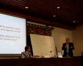El Prof. González Lagier durante su ponencia