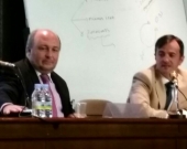 Los Profs. Paredes Castañón y Demetrio Crespo