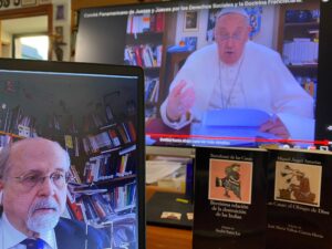Nombramiento por el Papa Francisco de Luis Arroyo Zapatero como miembro fundador del Instituto Fray Bartolomé de las Casas.